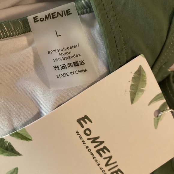 Eomenie Women's One Piece Swimsuits Tummy Control Cutout High Waisted L slimming - Picture 5 of 7